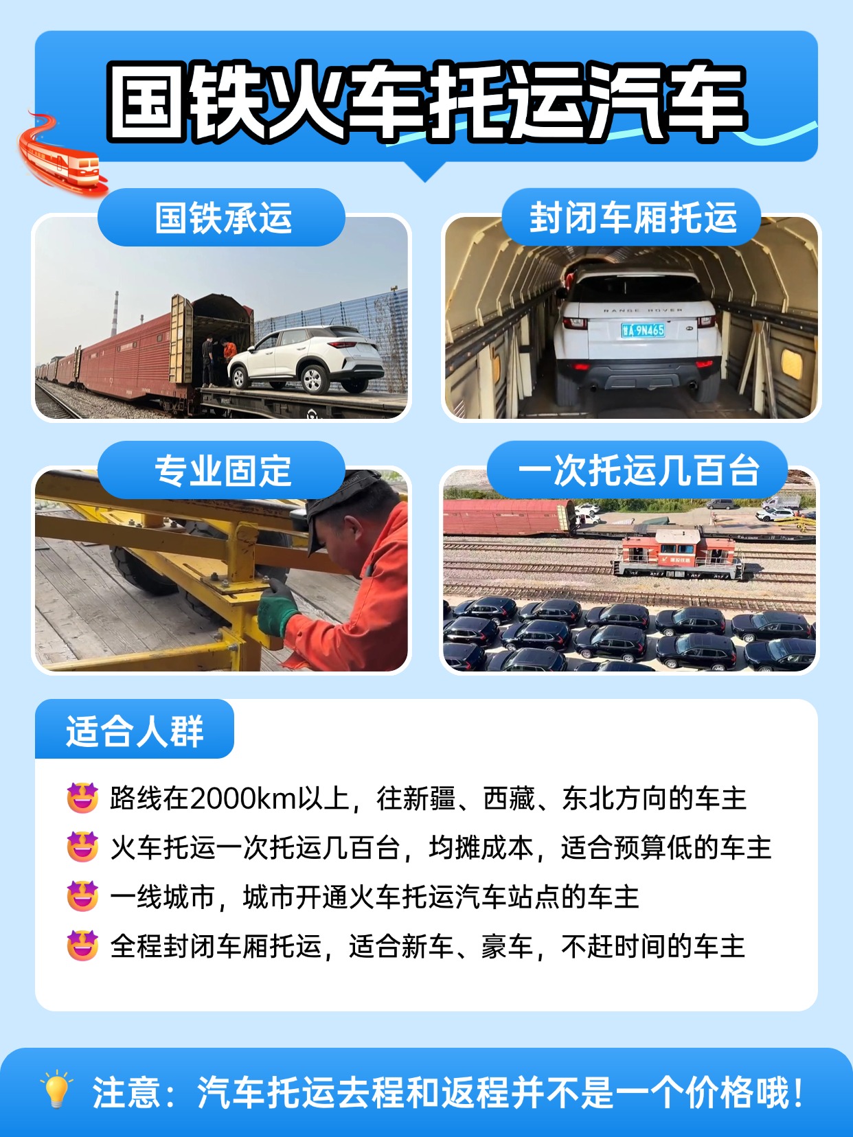 中车物流：国铁火车托运汽车，哪些人真正适合选择它