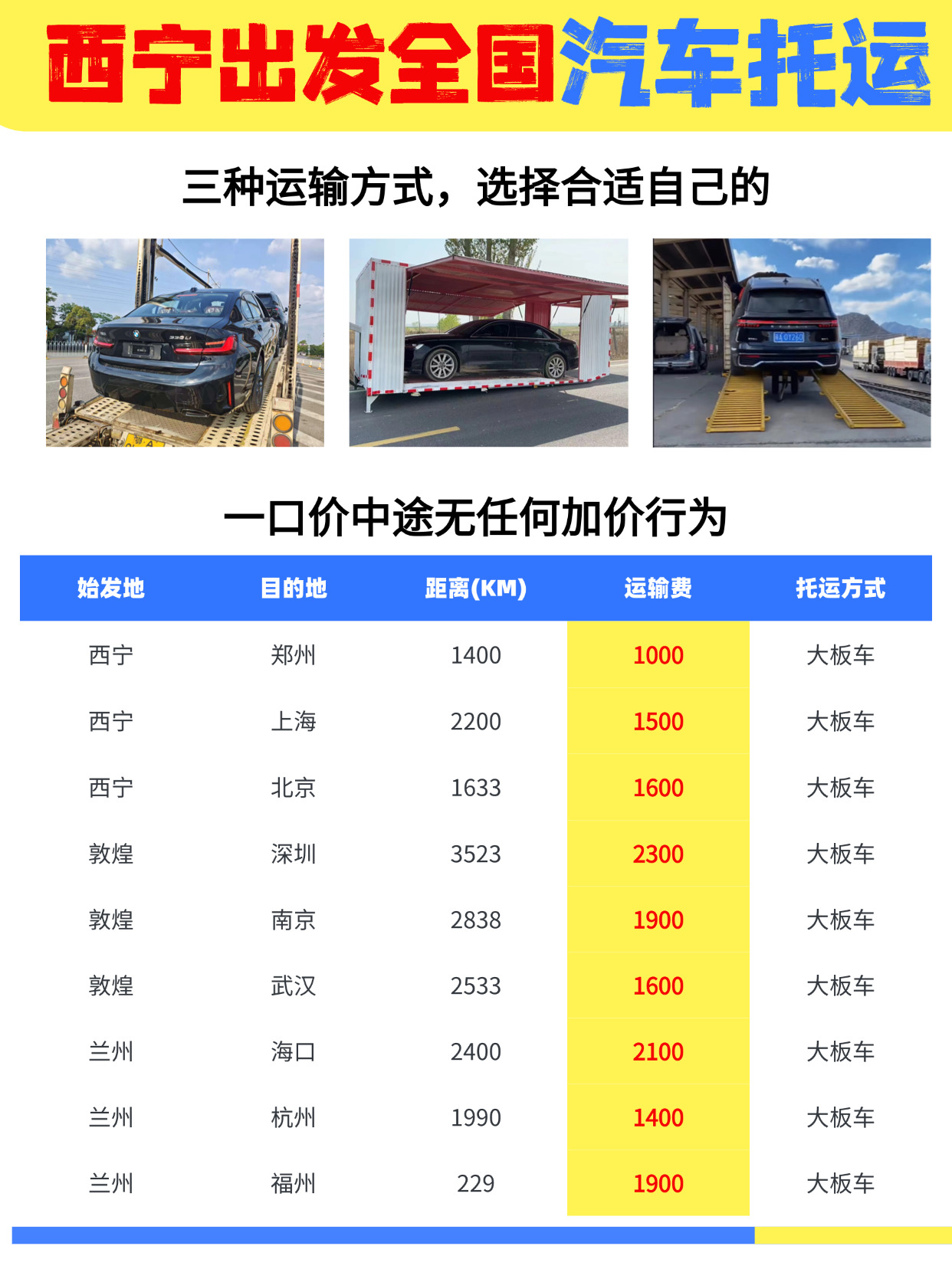 青甘旅行返程避坑！别傻傻自己开车，汽车托运才是省心优选